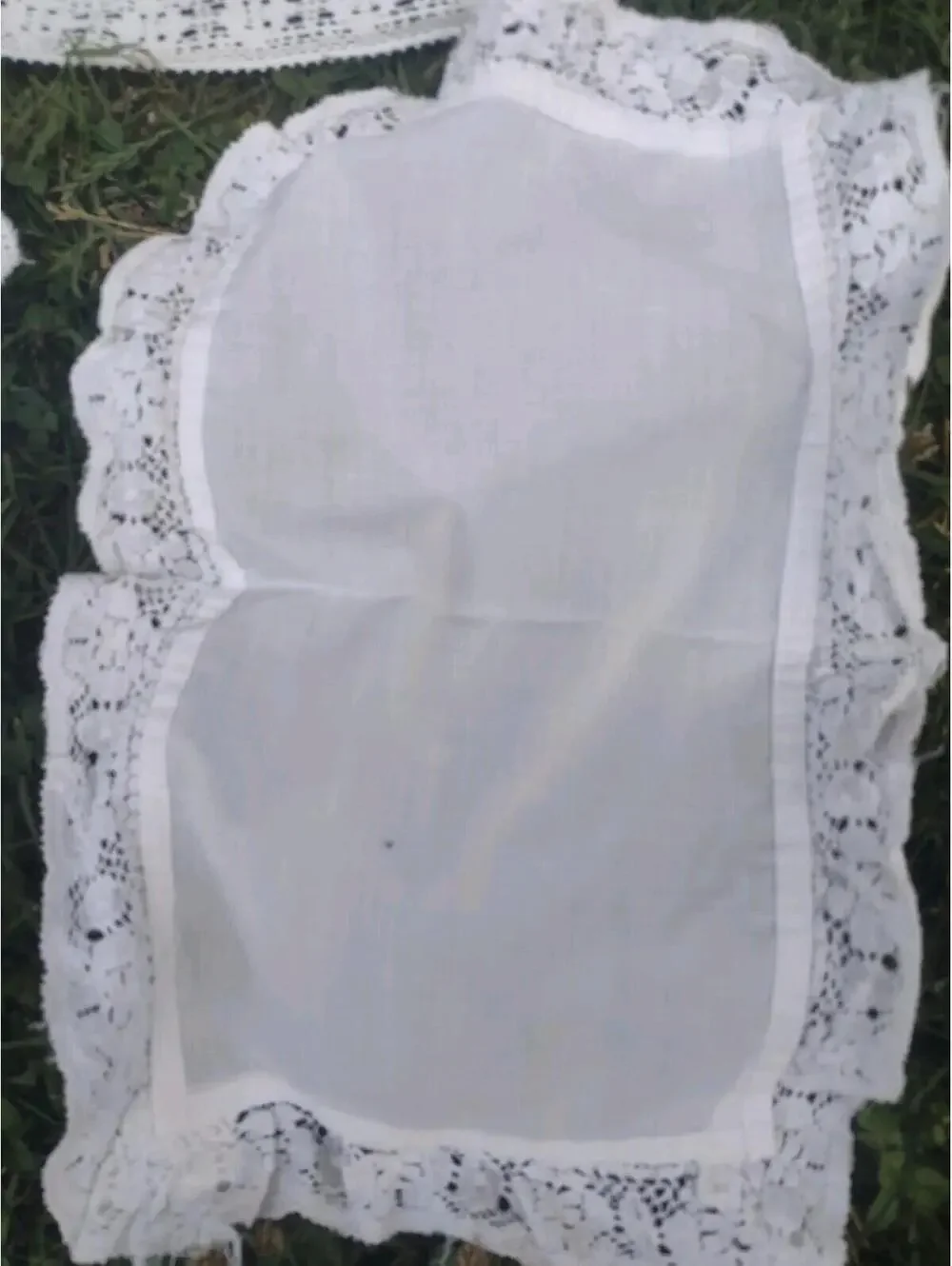 8pc Vintage Eyelet Lace Cutwork Linen Table Runner Lot Cottagecore Shabby Chic